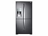 Thumbnail image of 28 cu. ft. Food Showcase 4-Door Flex™ Refrigerator with FlexZone™ in Black Stainless Steel