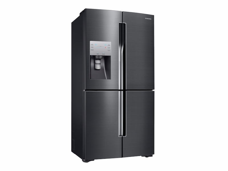 23 cu. ft. Counter Depth 4-Door Flex&trade; Refrigerator with FlexZone&trade; in Black Stainless Steel