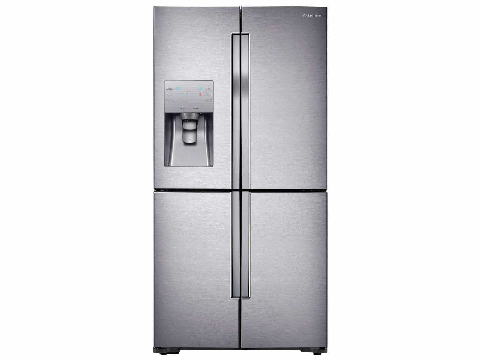 23 Cu Ft Counter Depth 4 Door Flex Refrigerator With Flexzone In Stainless Steel Refrigerator Rf23j9011sr Samsung Us