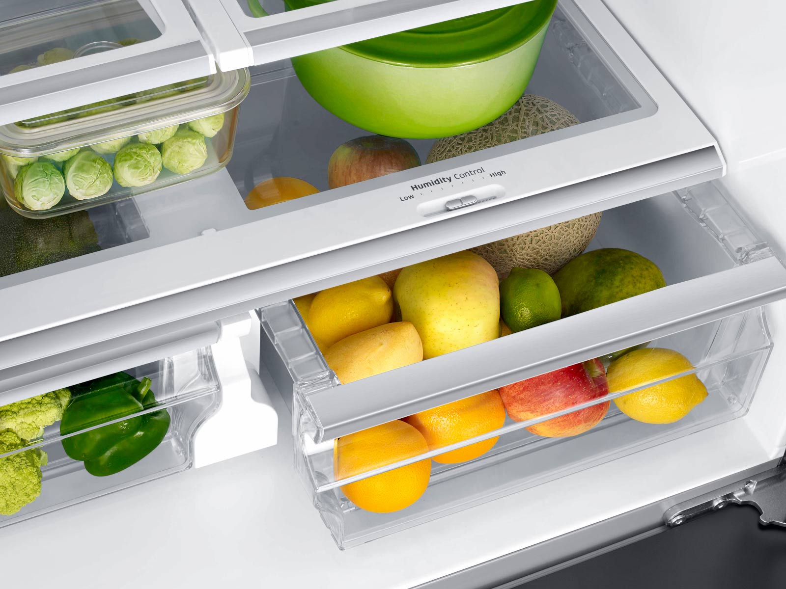 Thumbnail image of 23 cu. ft. Counter Depth 4-Door Flex™ Refrigerator with FlexZone™ in Stainless Steel