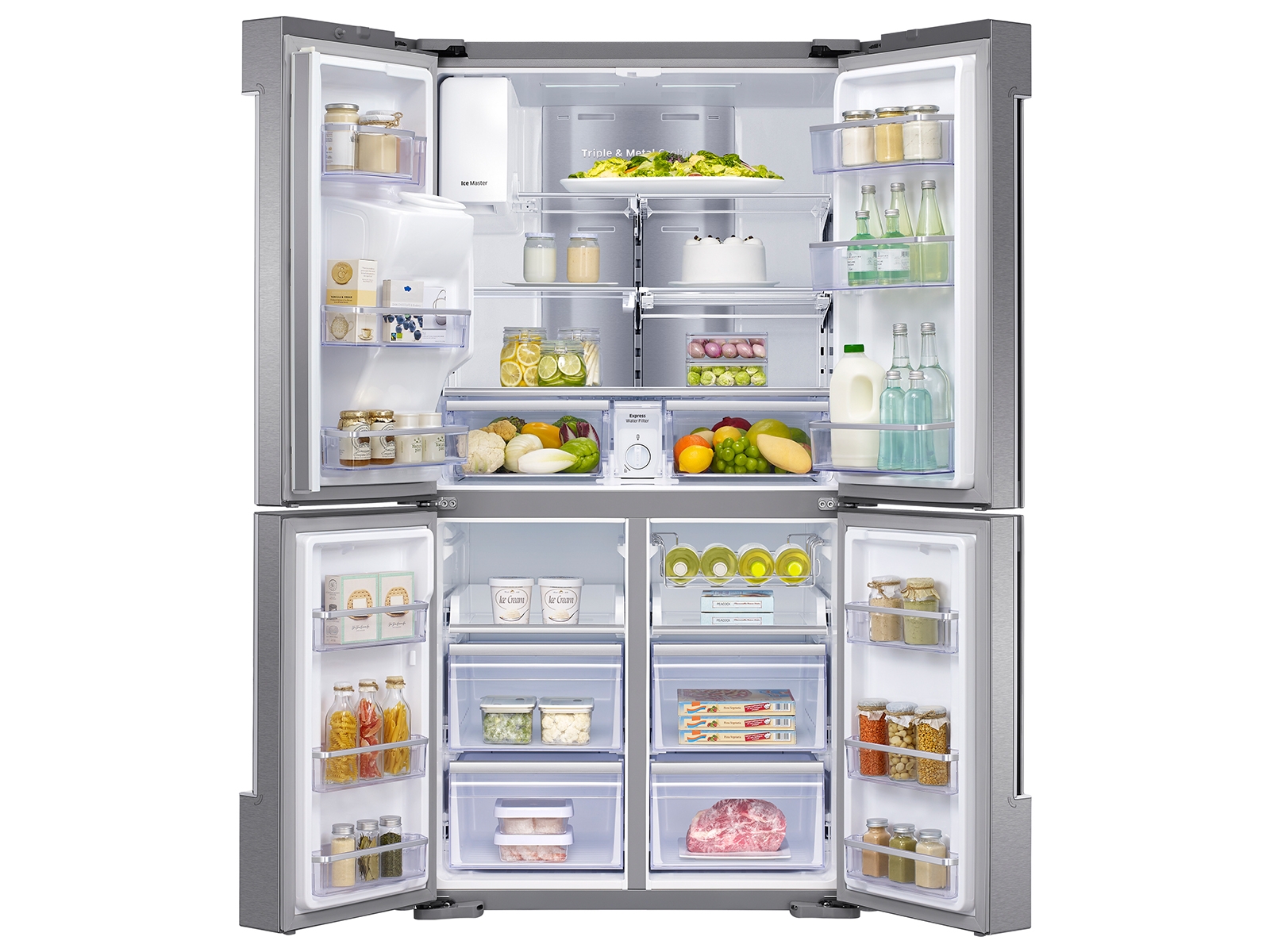 Thumbnail image of 28 cu. ft. Capacity 4-Door Flex&trade; Refrigerator with Family Hub&trade; (2017)