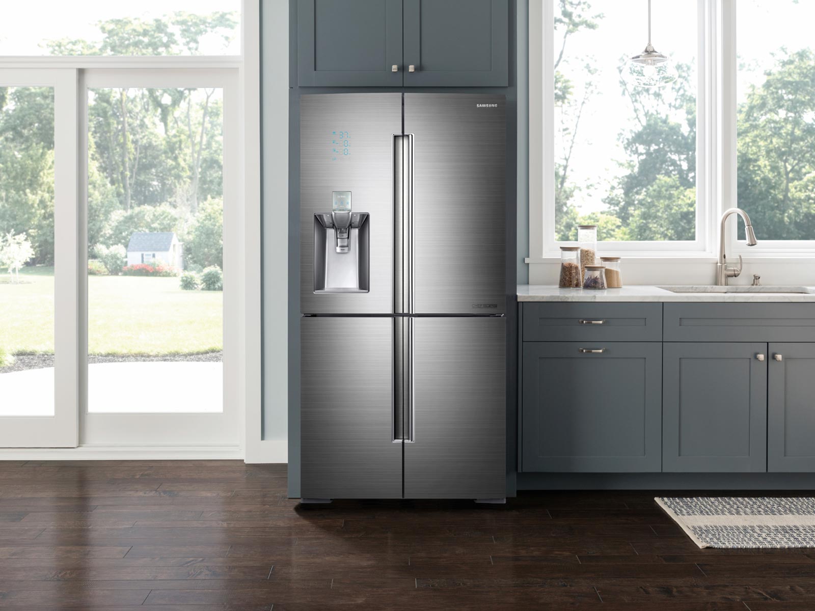 34 cu. ft. 4-Door Flex™ Chef Collection Refrigerator Refrigerators ...