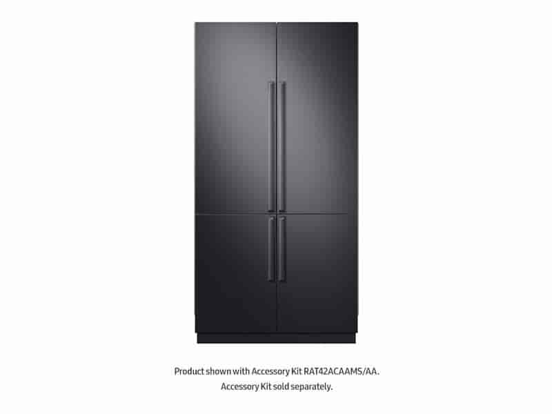24 cu ft. Capacity 4-Door French Door Panel Ready 42” Built-In Chef Collection Refrigerator