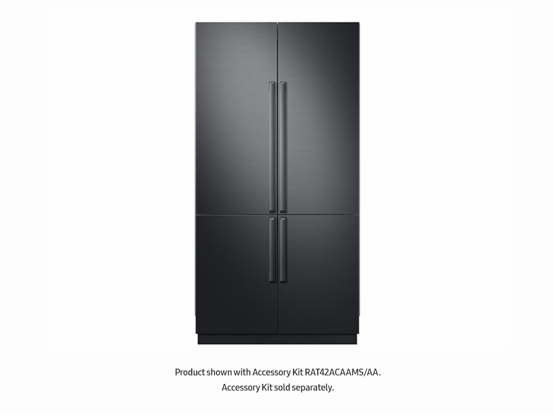 24 cu ft. Capacity 4-Door French Door Panel Ready 42&quot; Built-In Chef Collection Refrigerator