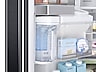 Thumbnail image of 23 cu. ft. Counter Depth 4-Door French Door Freestanding Chef Collection Refrigerator in Matte Black Stainless Steel