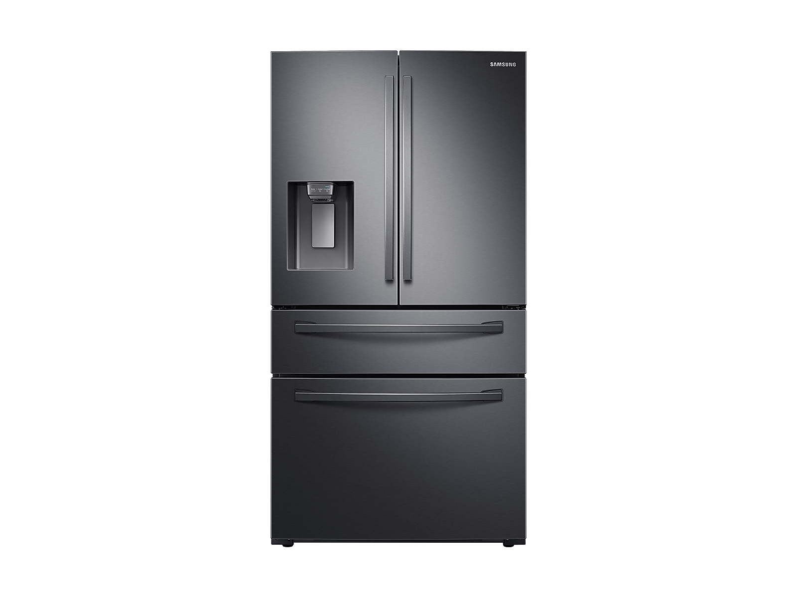 Samsung 28 cu. ft. 4-Door French Door Refrigerator with FlexZone™ Drawer in Black Stainless Steel(RF28R7201SG/AA) photo