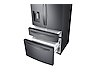 Thumbnail image of 23 cu. ft. Counter Depth 4-Door French Door Refrigerator with FlexZone&trade; Drawer in Black Stainless Steel