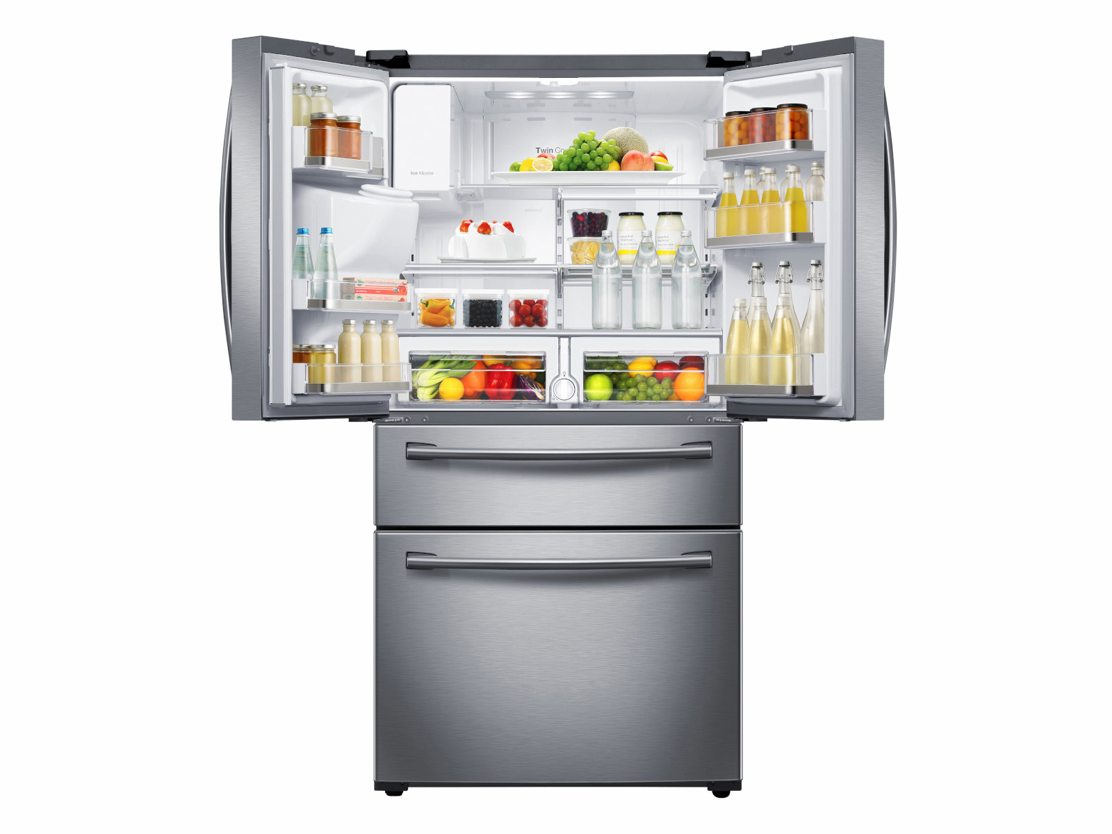 RF28HMEDBSR Samsung Stainless Steel 36 French Door Refrigerator w/LED
