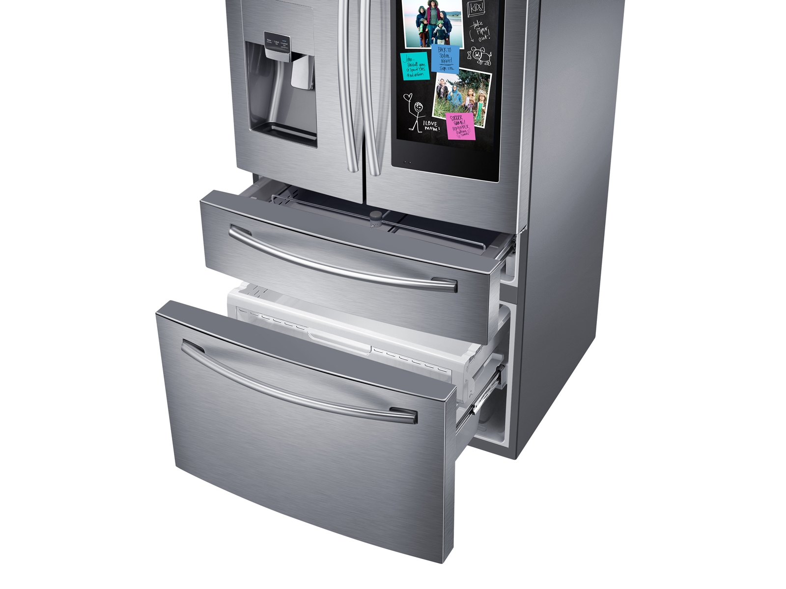 Thumbnail image of 28 cu. ft. Family Hub&trade; 4-Door French Door Refrigerator in Stainless Steel