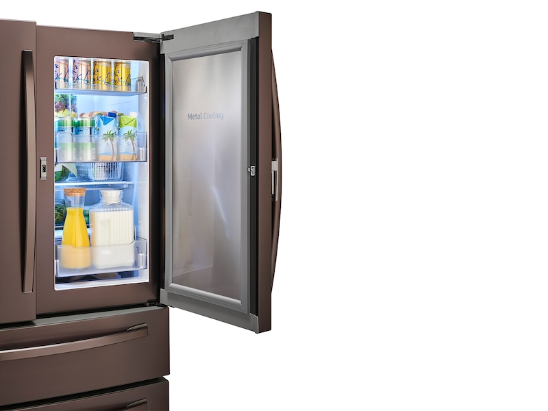 28 cu. ft. Food Showcase 4-Door French Door Refrigerator in Tuscan Stainless Steel