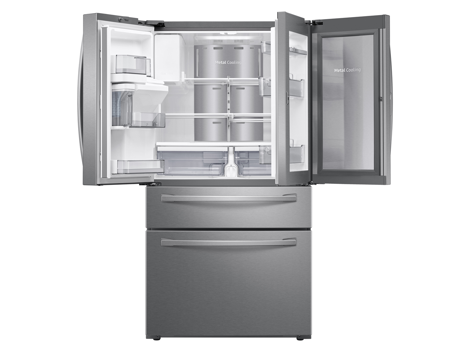 28 Cu. ft. 4-Door Flex Food Showcase Refrigerator with FlexZone