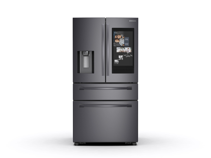 28 cu. ft. 4-Door French Door Refrigerator with 21.5&rdquo; Touch Screen Family Hub&trade; in Black Stainless Steel
