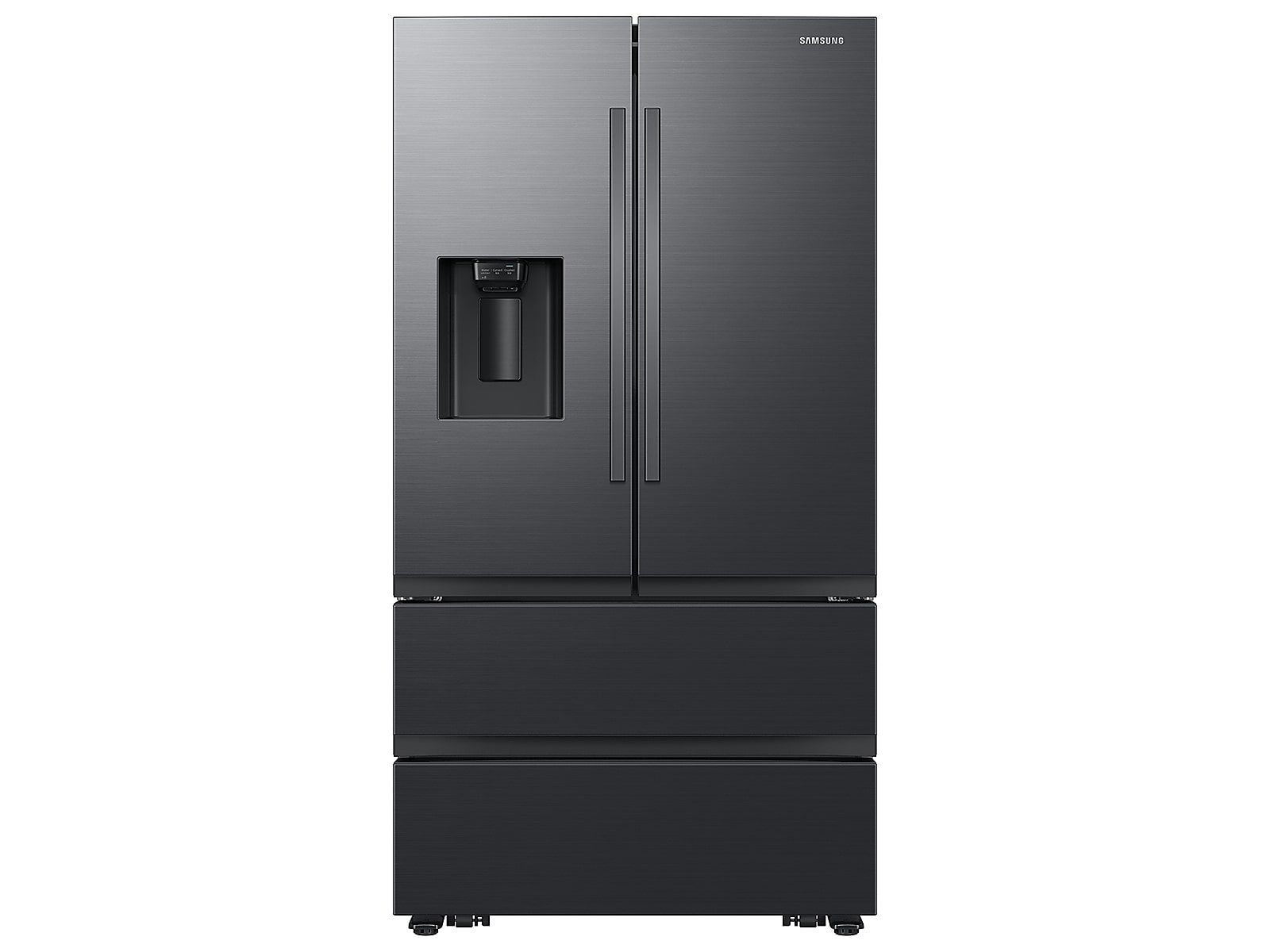 Samsung 30 cu. ft. Mega Capacity 4-Door French Door Refrigerator with Four Types of Ice in Matte in Black Steel(RF31CG7400MTAA)