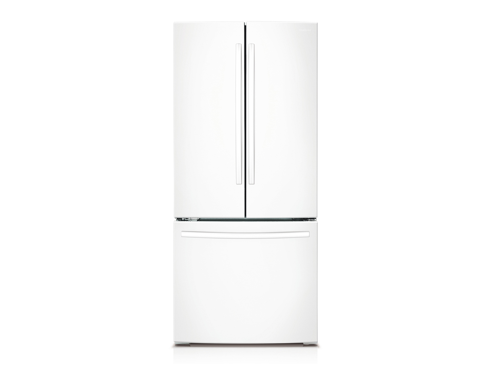 25 cu. ft. 4-Door French Door Refrigerator in White Refrigerator -  RF25HMEDBWW/AA