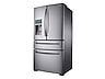 Thumbnail image of 23 cu. ft. Counter Depth 4-Door Refrigerator with FlexZone&trade; Drawer in Stainless Steel
