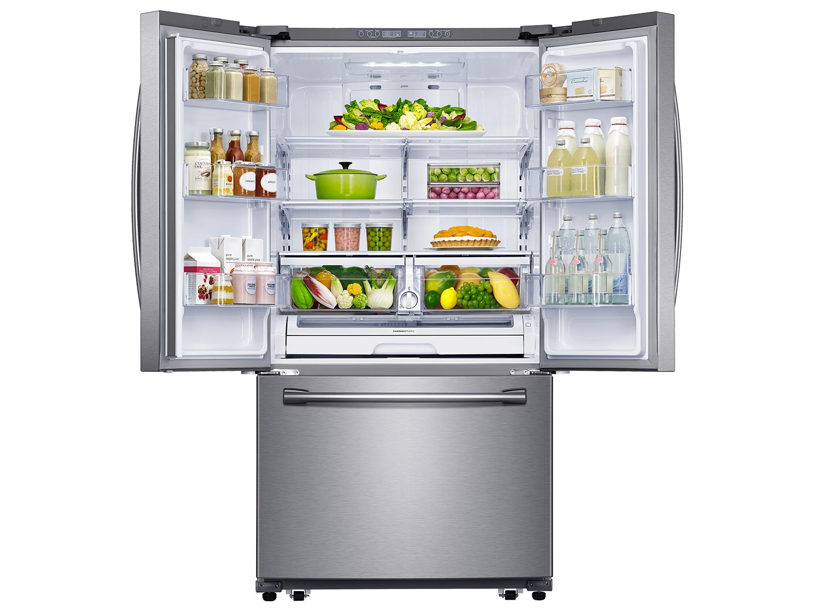 Premium Photo  Ice crystals icebox freezer in refrigerator