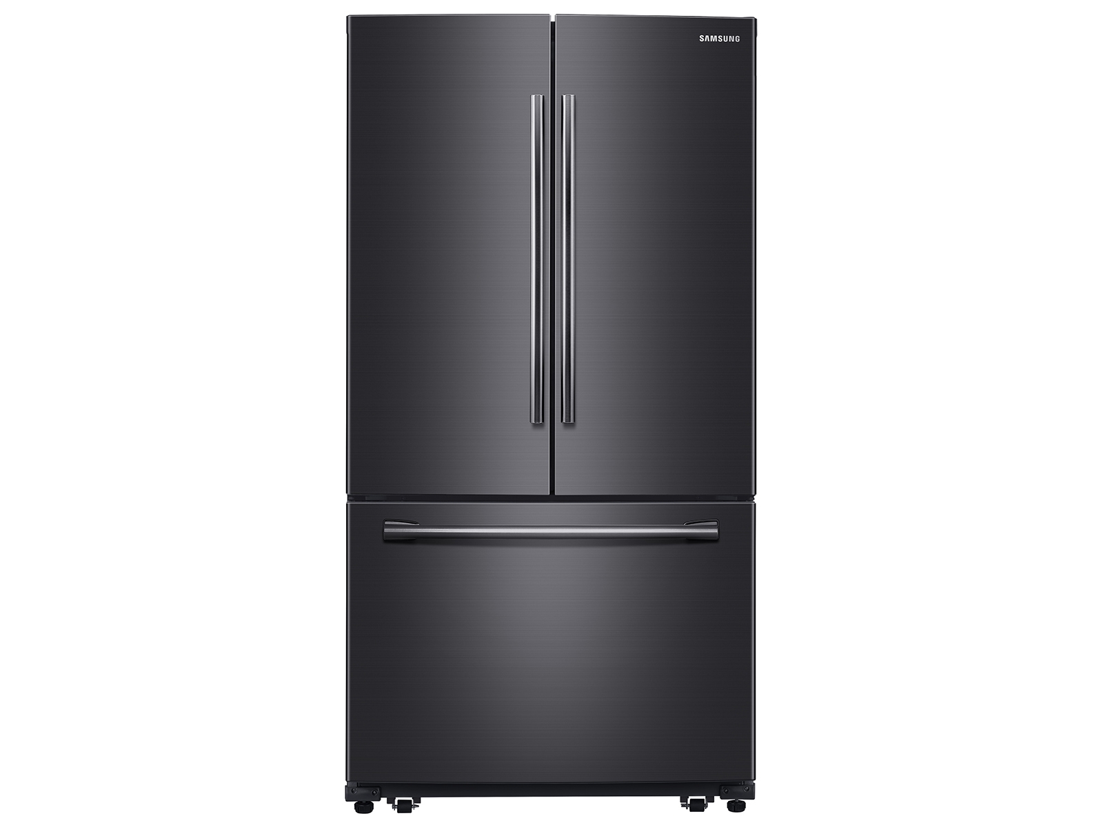 26 Cu Ft French Door Refrigerator With Filtered Ice Maker In Black Stainless Steel Refrigerator Rf260beaesg Aa Samsung Us