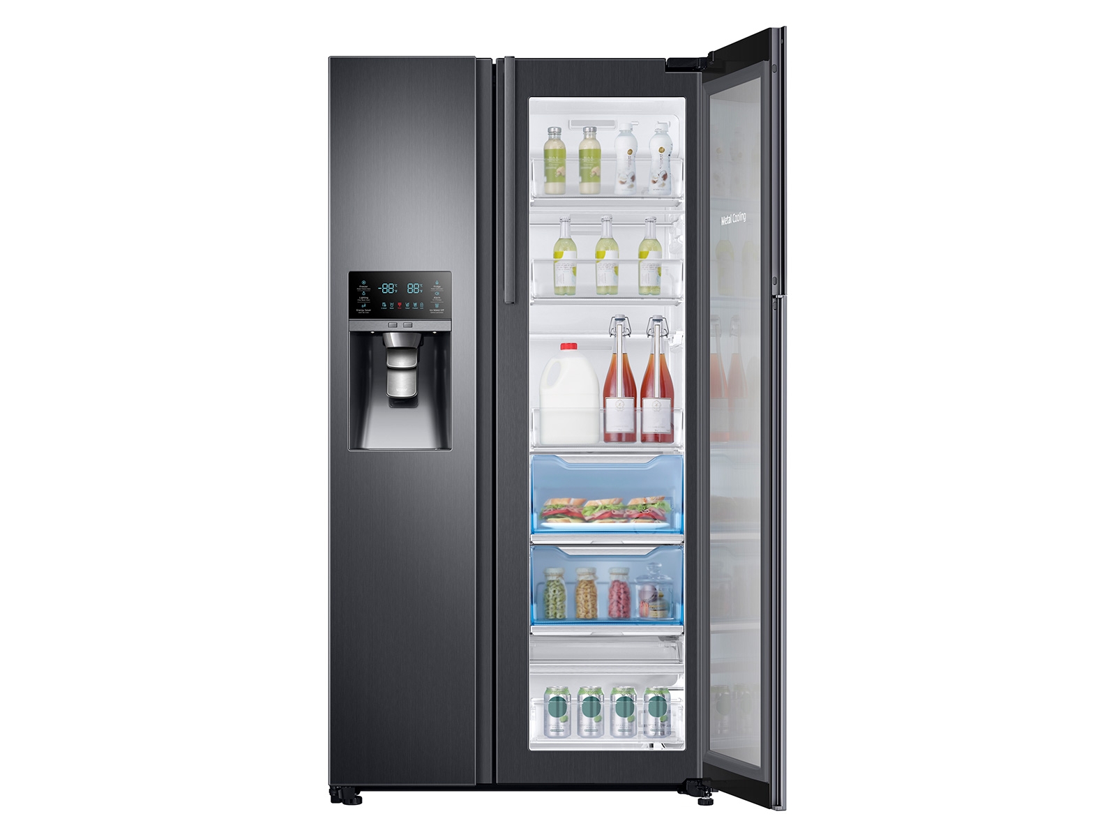 22 cu. ft. Food Showcase Counter Depth Side-by-Side Refrigerator with ...