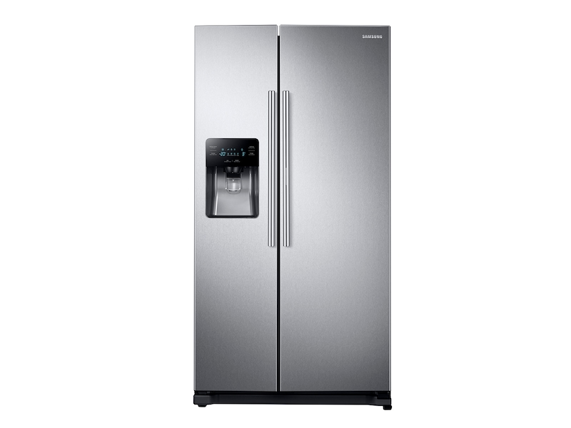 25 cu. ft. Food Showcase Side-by-Side Refrigerator with Metal Cooling in Stainless Steel