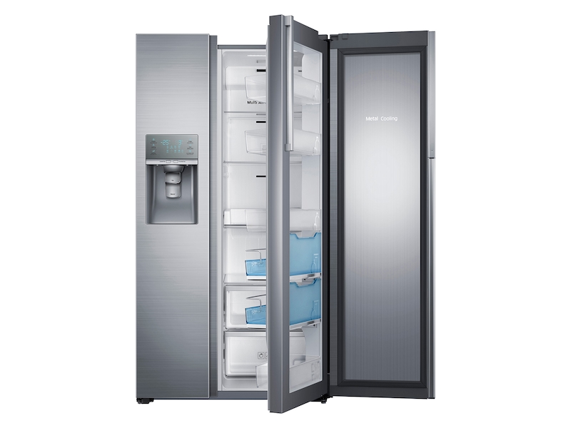 29 cu. ft. Side-by-Side Food ShowCase Refrigerator with Metal Cooling