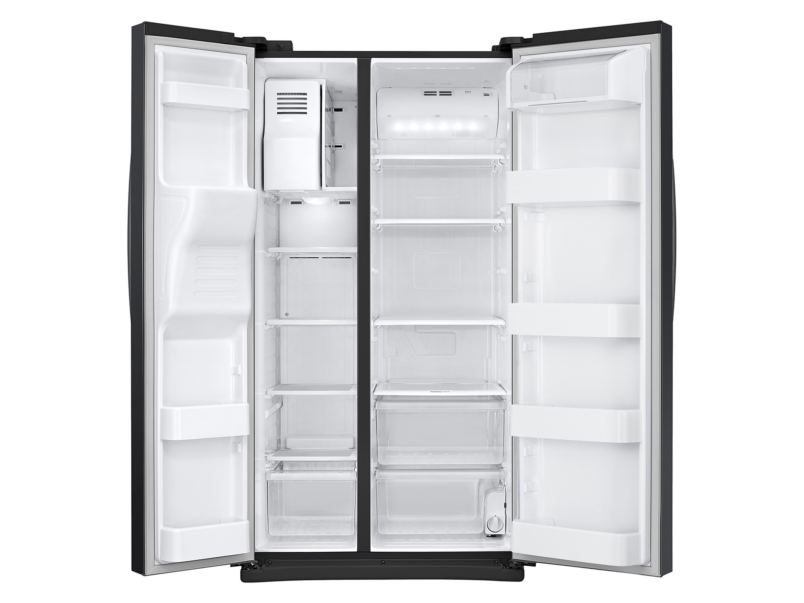 25 cu. ft. Side-By-Side Refrigerator with LED Lighting Refrigerators ...