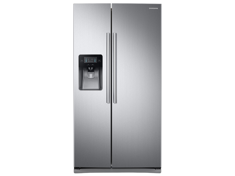 25 cu. ft. Side-by-Side Refrigerator with LED Lighting in Stainless Steel