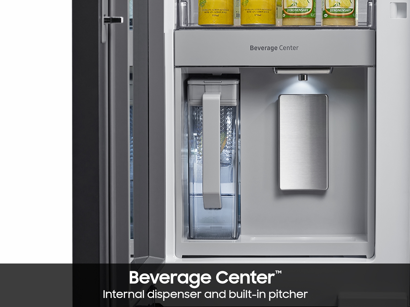 Thumbnail image of Bespoke 3-Door French Door Refrigerator (30 cu. ft.) with Beverage Center&trade; in Stainless Steel