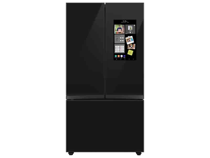 Bespoke 3-Door French Door Refrigerator (30 cu. ft.) – with Family Hub™ in Charcoal Glass