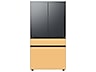 Thumbnail image of Bespoke 4-Door French Door Refrigerator Panel in Matte Black Steel - Top Panel