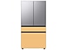 Thumbnail image of Bespoke 4-Door French Door Refrigerator Panel in Stainless Steel - Top Panel