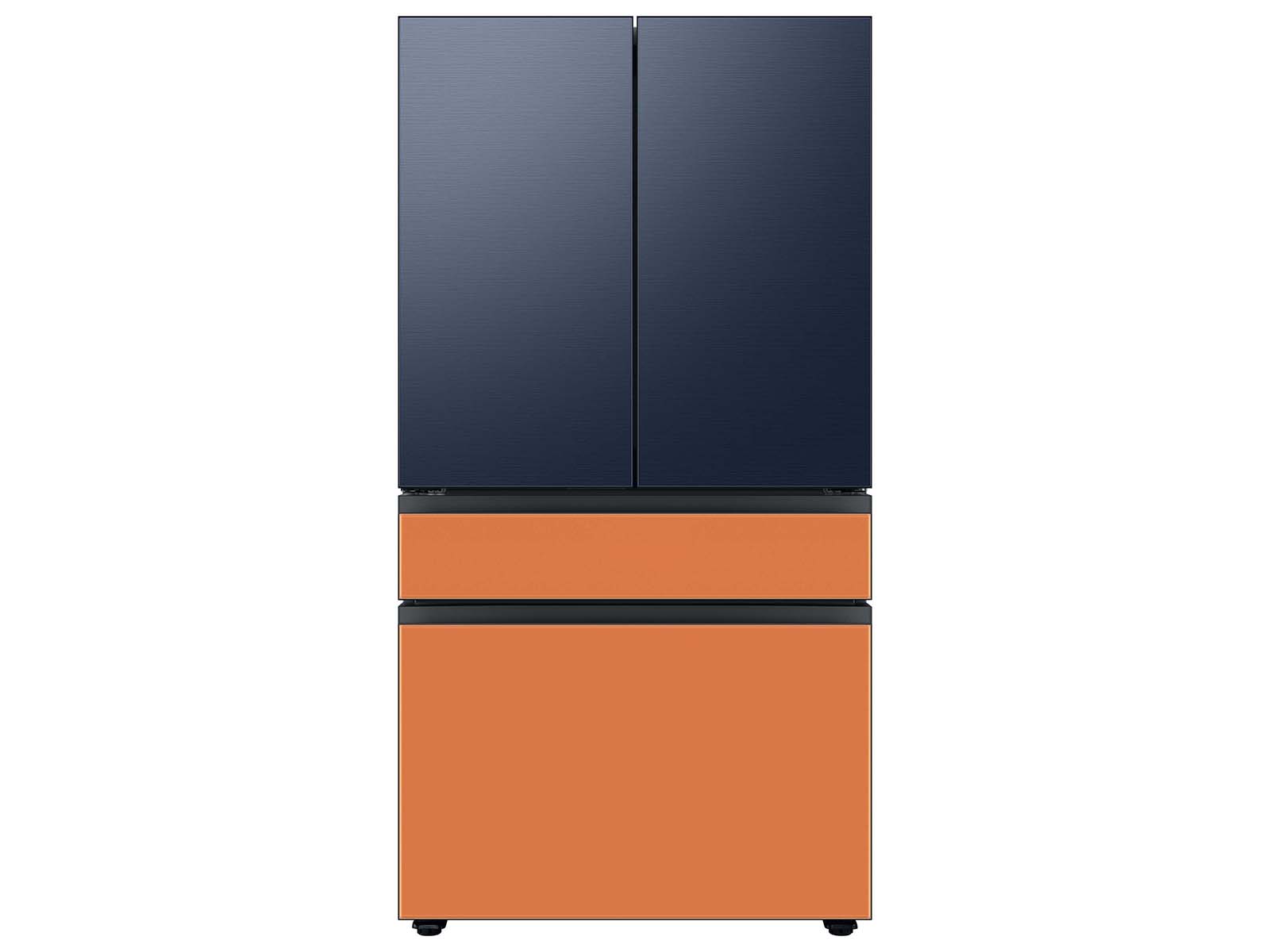 Thumbnail image of Bespoke 4-Door French Door Refrigerator Panel in Navy Steel - Top Panel