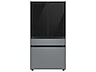 Thumbnail image of Bespoke 4-Door French Door Refrigerator Panel in Matte Grey Glass - Bottom Panel