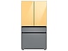 Thumbnail image of Bespoke 4-Door French Door Refrigerator Panel in Matte Grey Glass - Bottom Panel