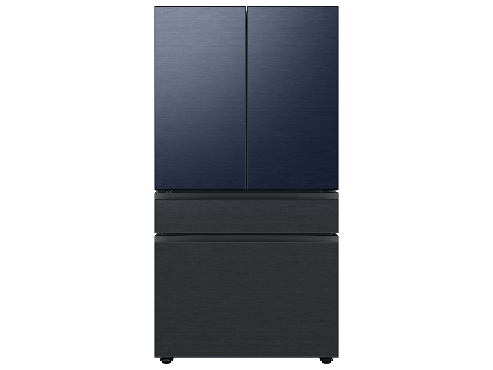 Thumbnail image of Bespoke 4-Door French Door Refrigerator Panel in Matte Black Steel - Bottom Panel