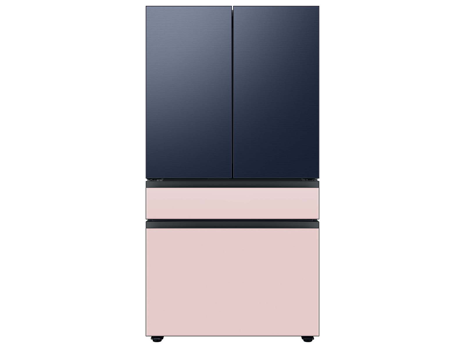 Thumbnail image of Bespoke 4-Door French Door Refrigerator Panel in Pink Glass - Bottom Panel