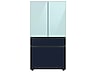 Thumbnail image of Bespoke 4-Door French Door Refrigerator Panel in Navy Steel - Bottom Panel