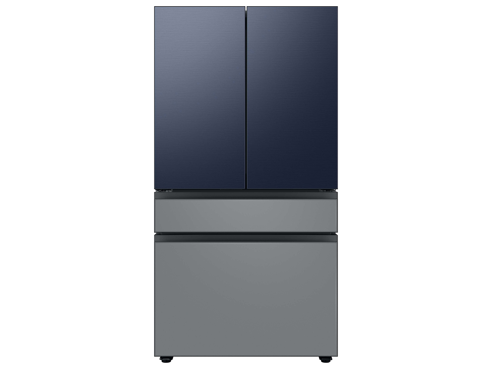 Thumbnail image of Bespoke 4-Door French Door Refrigerator Panel in Matte Grey Glass - Middle Panel