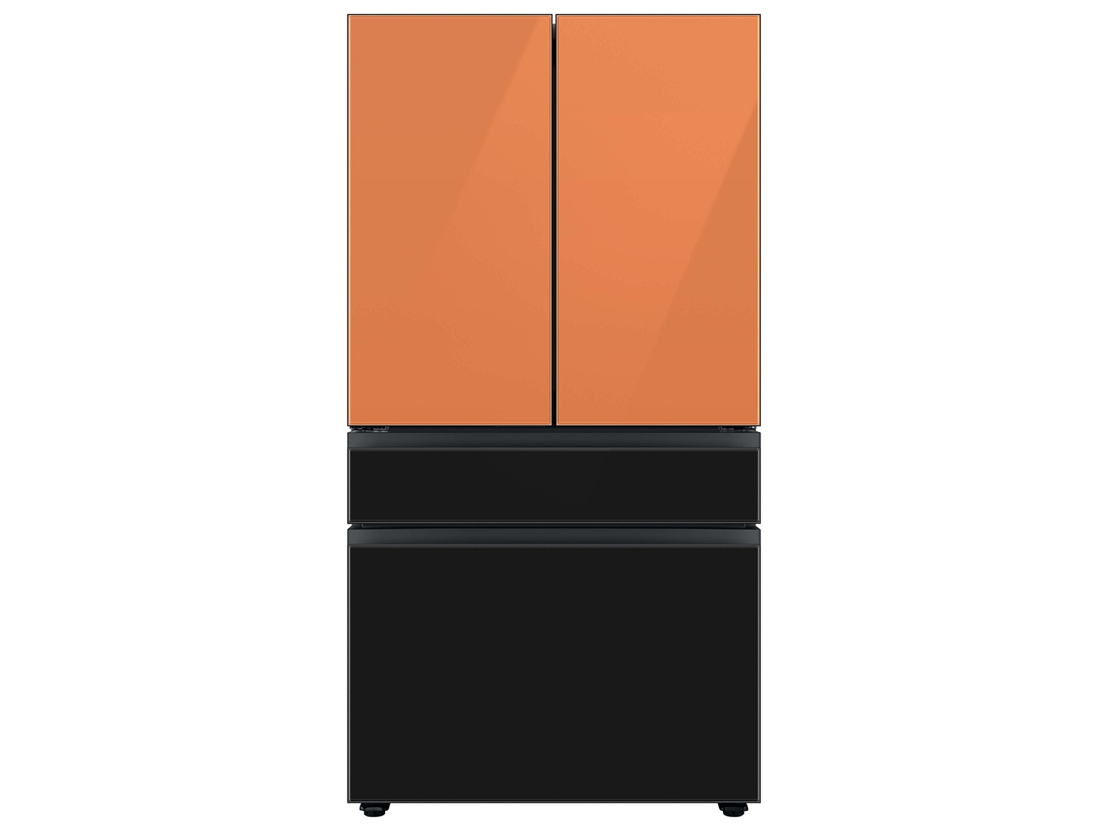 Thumbnail image of Bespoke 4-Door French Door Refrigerator Panel in Charcoal Glass - Middle Panel