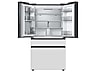Thumbnail image of Bespoke 4-Door French Door Refrigerator (23 cu. ft.) with Beverage Center&trade; in White Glass