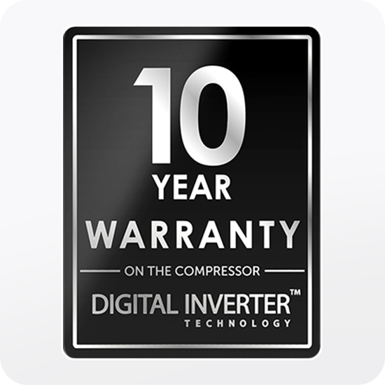 10 Year Refrigerator warranty logo