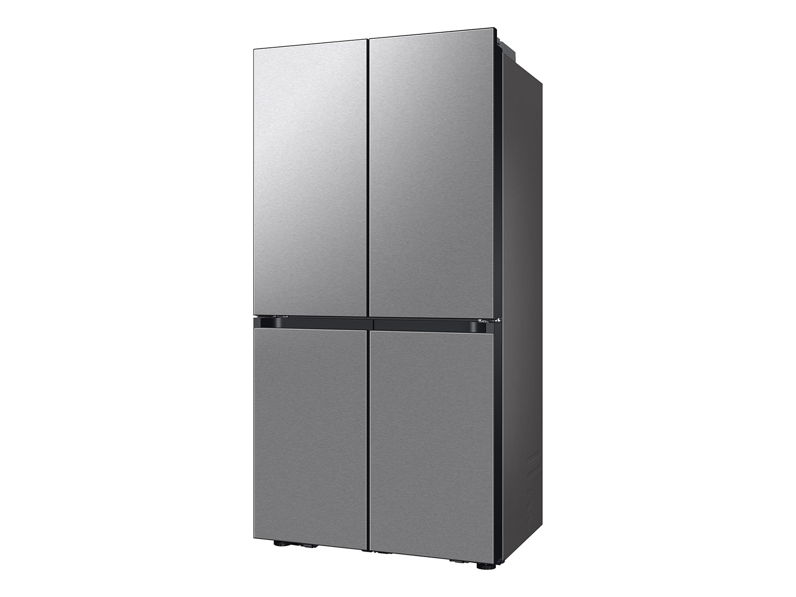 Thumbnail image of Bespoke Counter Depth 4-Door Flex™ Refrigerator (23 cu. ft.) with Beverage Center ™ in Stainless Steel – (with Customizable Door Panel Colors)