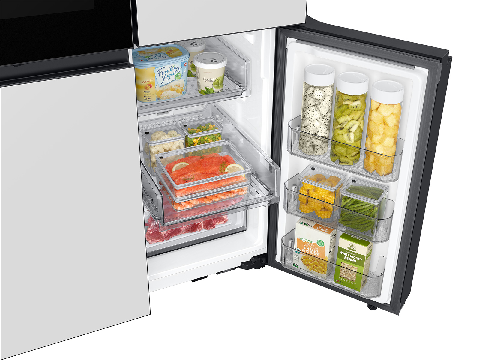 Bespoke Bespoke Counter Depth 4-Door Flex™ Refrigerator (23 cu. ft 