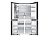 Thumbnail image of Bespoke Counter Depth 4-Door Flex™ Refrigerator (23 cu. ft.) with AI Family Hub+™ and AI Vision Inside™ in Stainless Steel