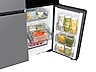 Thumbnail image of Bespoke Counter Depth 4-Door Flex™ Refrigerator (23 cu. ft.) with AI Family Hub+™ and AI Vision Inside™ in Stainless Steel