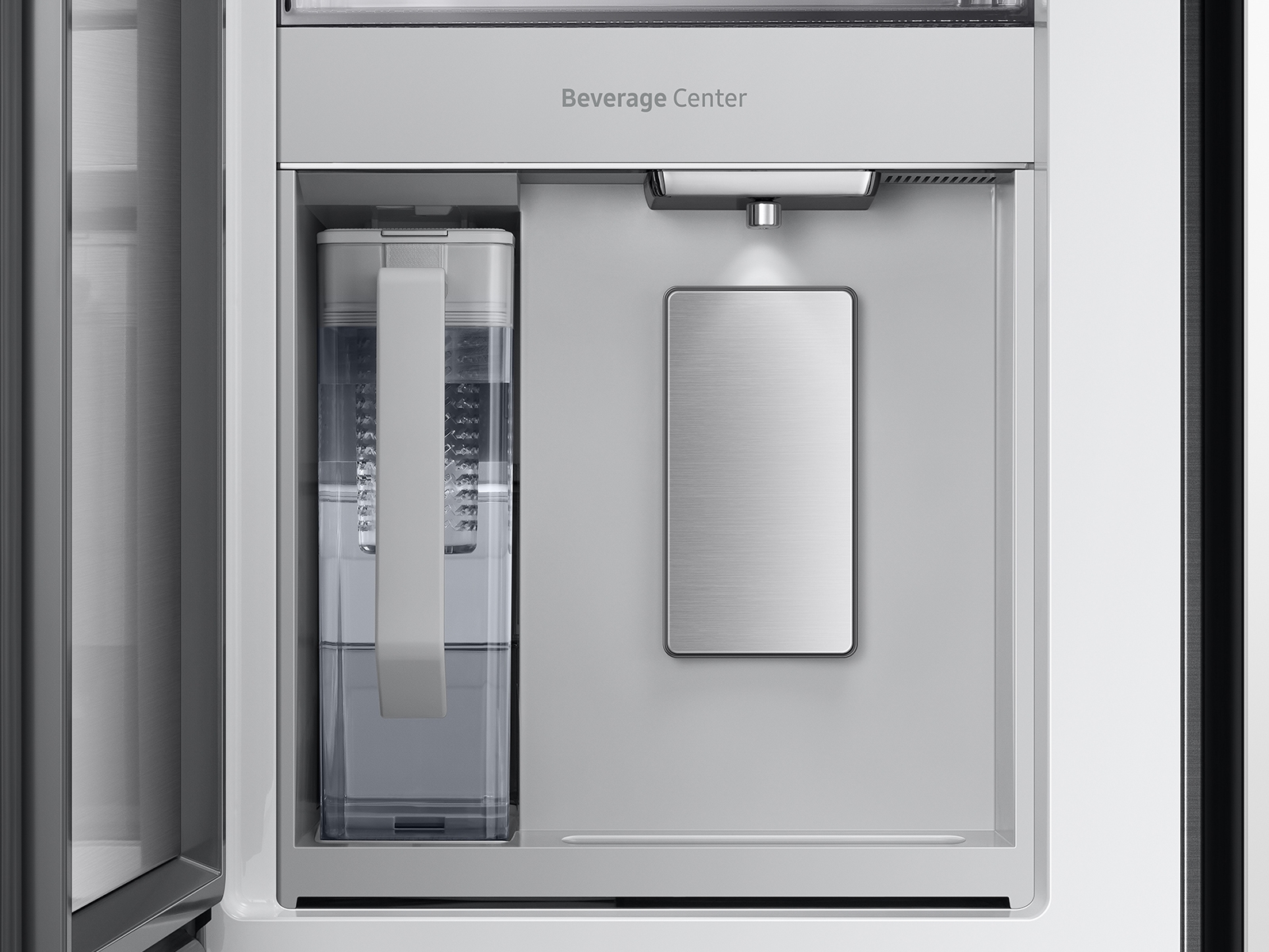 Samsung 29 cu. ft. Bespoke 4-Door French Door Refrigerator with Beverage  Center