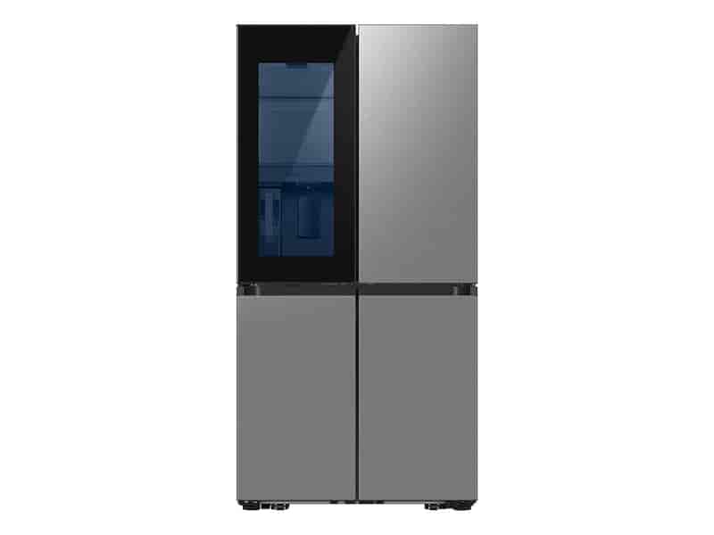 Bespoke Counter Depth 4-Door Flex™ Refrigerator (23 cu. ft.) with Beverage Zone™ and Auto Open Door in Stainless Steel