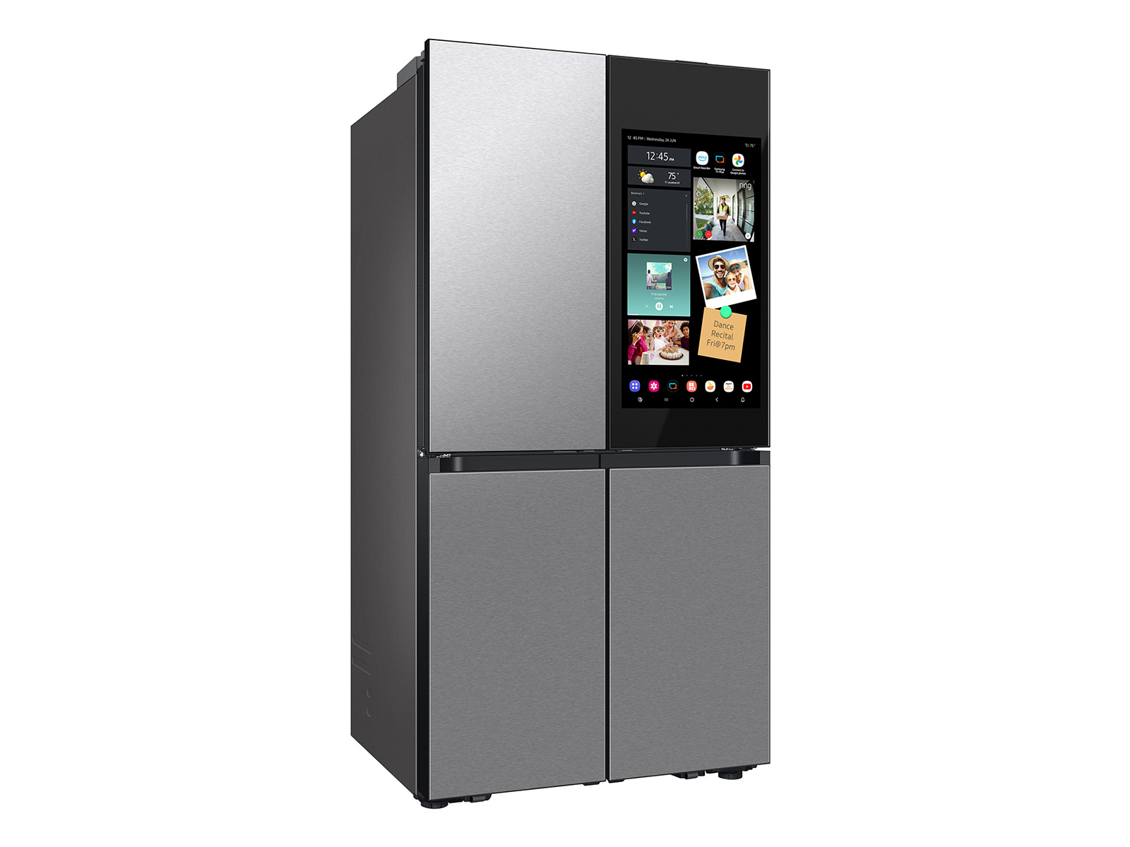 Thumbnail image of Bespoke 4-Door Flex&trade; Refrigerator (29 cu. ft.) with AI Family Hub&trade;+ and AI Vision Inside&trade; in Stainless Steel