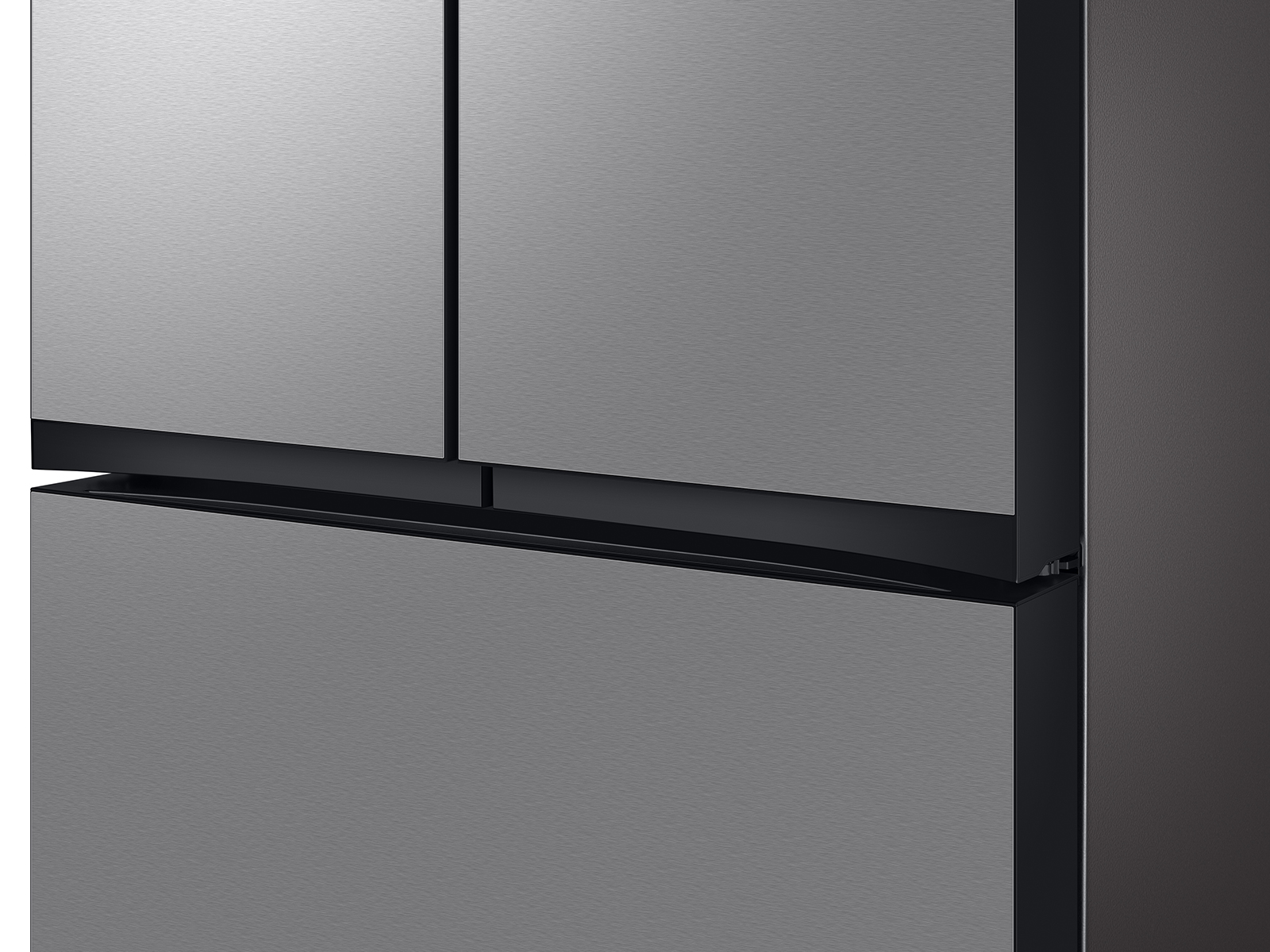 Samsung - Bespoke 24 Cu. ft. Counter Depth 3-Door French Door Refrigerator with Autofill Water Pitcher - White Glass