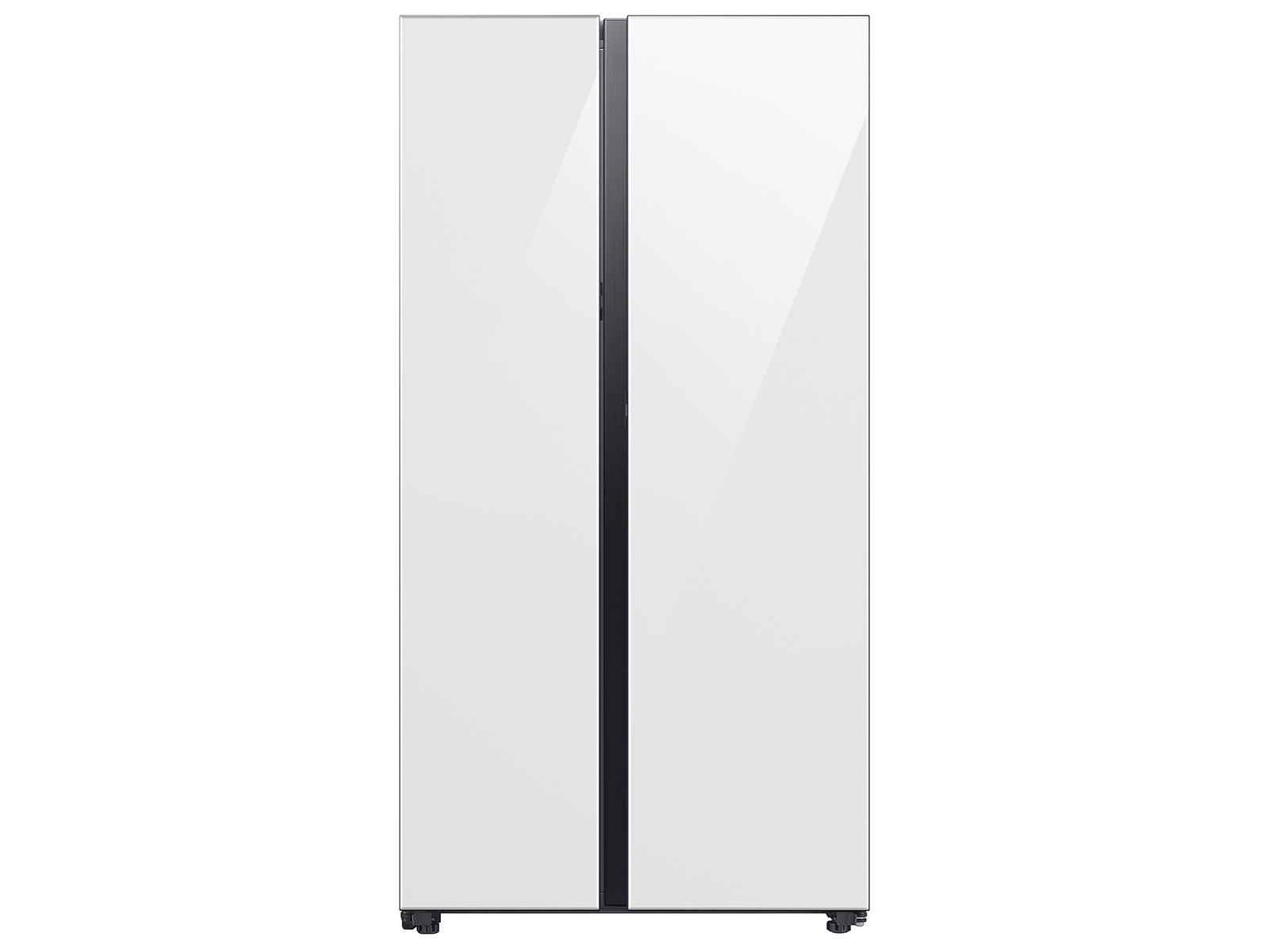 Samsung Bespoke Side-by-Side 28 cu. ft. Refrigerator with Beverage Center™ in White Glass(RS28CB760012AA)