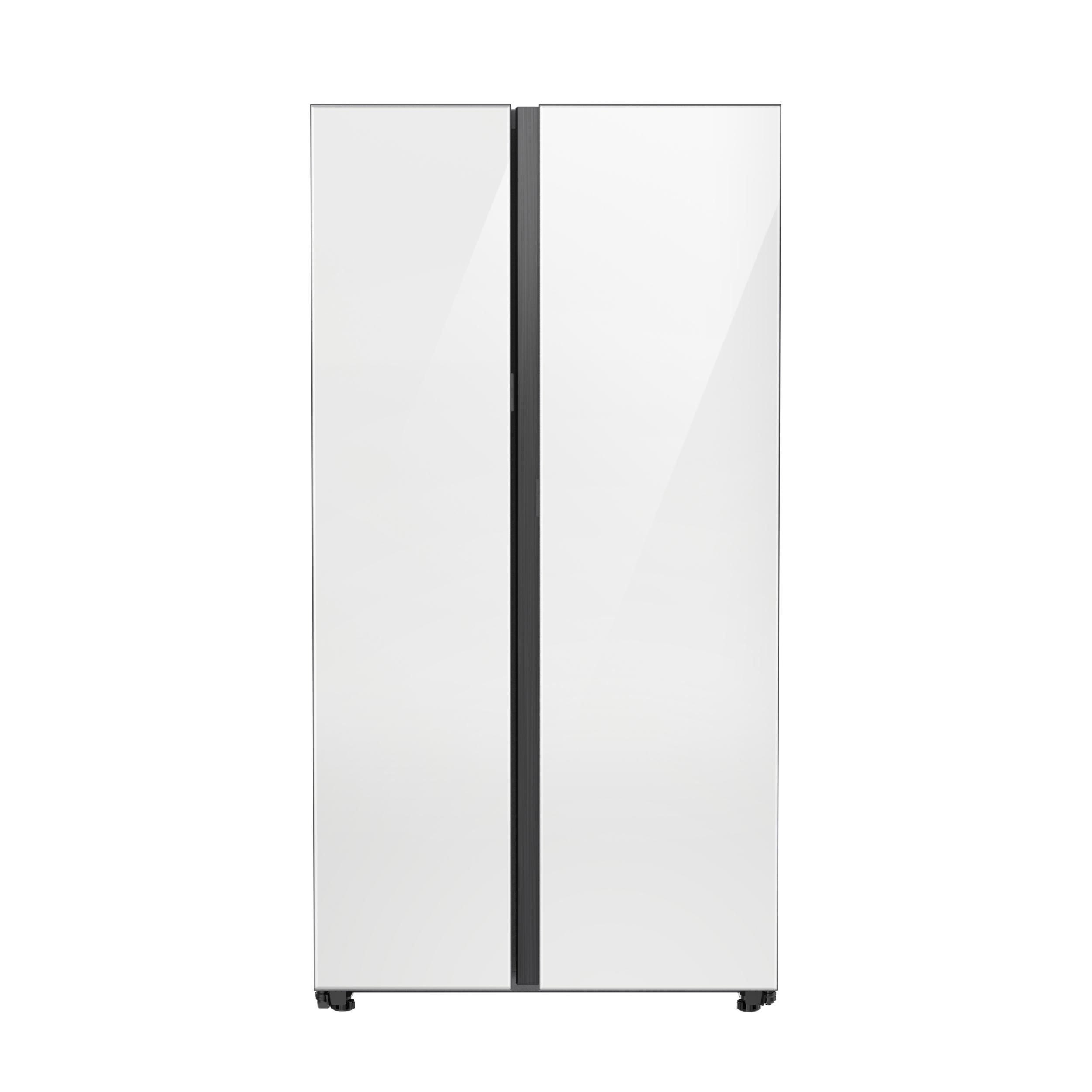 Thumbnail image of Bespoke Side-by-Side 28 cu. ft. Refrigerator with Beverage Center&trade; in White Glass